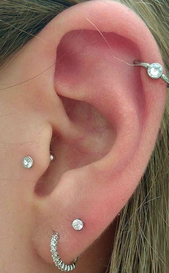 Tragus Piercing Modelleri