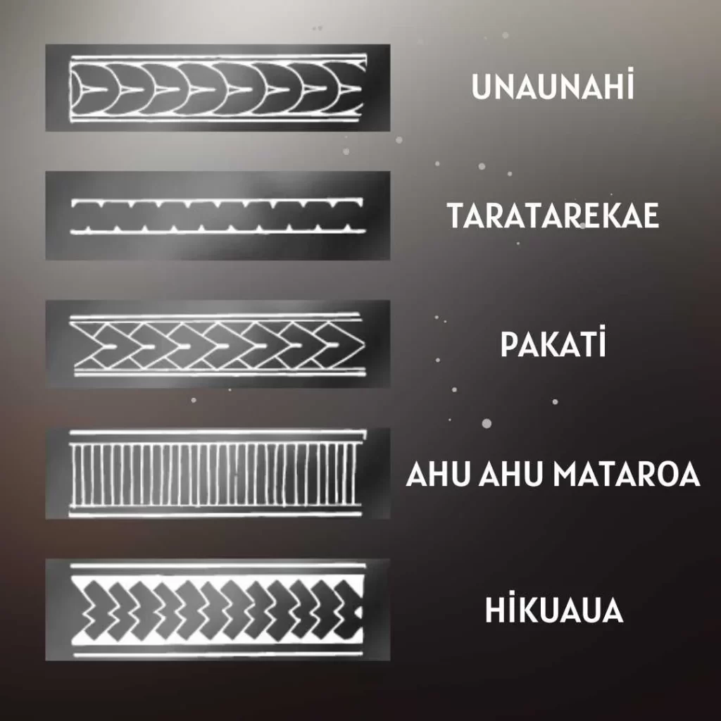 Maori Şerit Dövme Desenleri
