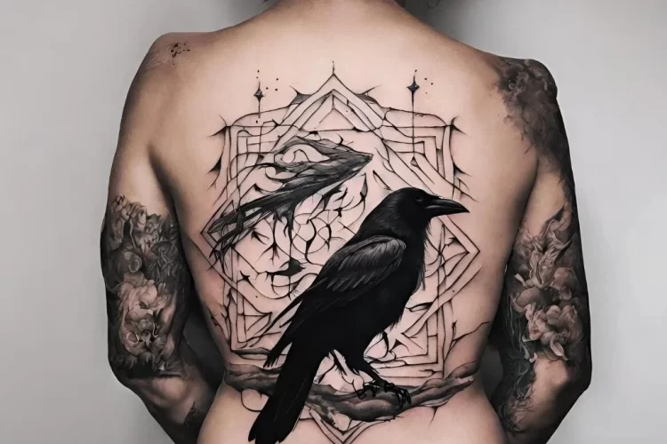 Karga Dövmesi Modelleri ve Anlamları